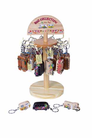 EXP.36 LLAVEROS MADERA COLEC.TRANSPORTER CAMPING