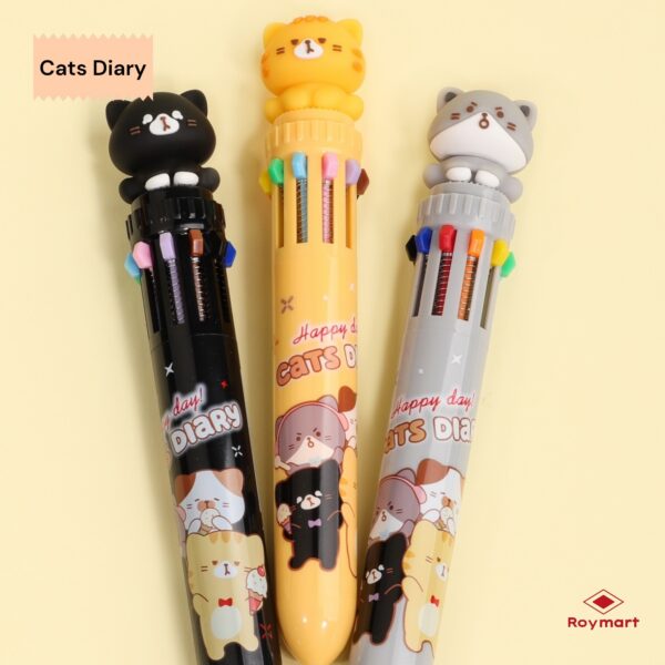 EXP.36 BOLIS 10 COLORES CATS ,3 COLORES