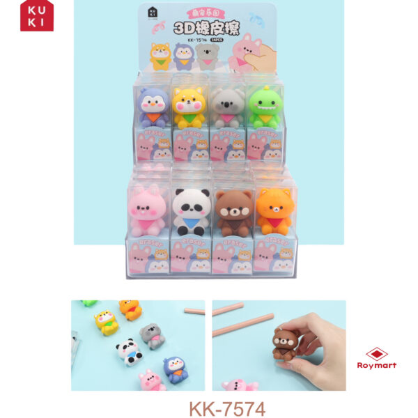 EXP.24 GOMAS 3D ANIMALES DEL ZOO