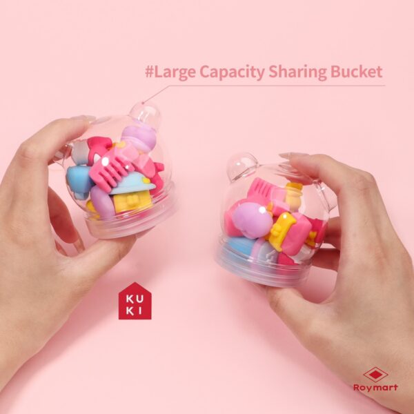 EXP.18 BOTES CON 12 GOMAS BORRAR PRINCESS