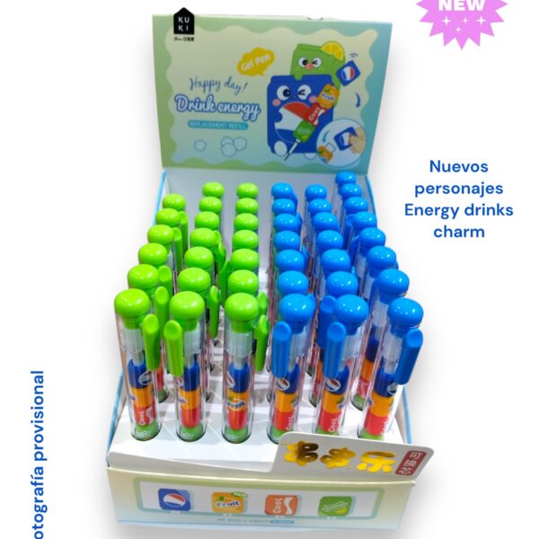 EXP.48 BOLIS GEL DRINK ENERGY CHARMS,2 COL