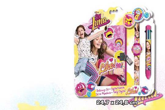 SET RELOJ DIGITAL,BOLI Y LIBRETA SOY LUNA