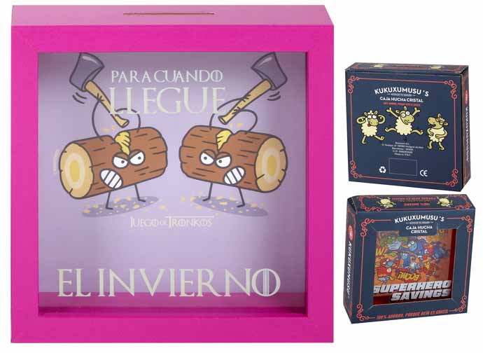 HUCHA MADERA KUKUXUMUXU JUEGO DE TRONKOS