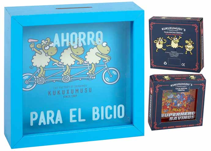 HUCHA MADERA KUKUXUMUXU PARA EL BICIO