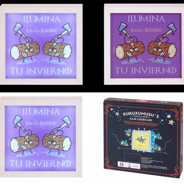 CAJA DE LUZ KUKUXUMUXU JUEGO DE TRONKOS