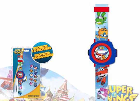 RELOJ DIGITAL PROYECTOR SUPER WINGS