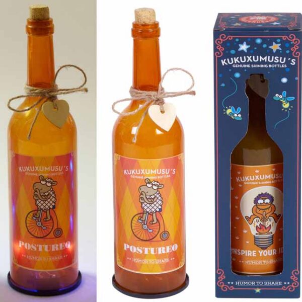 BOTELLA CON LUZ KUKUXUMUXU POSTUREO
