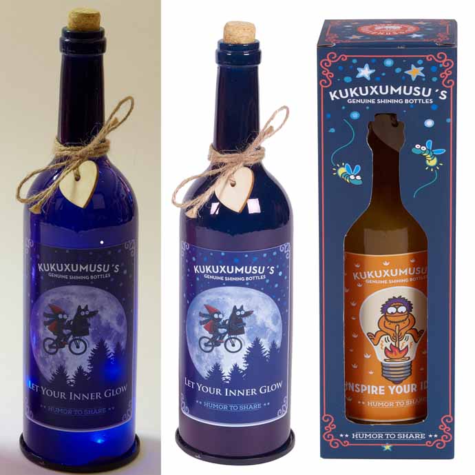 BOTELLA CON LUZ KUKUXUMUXU LET YOUR INNER...