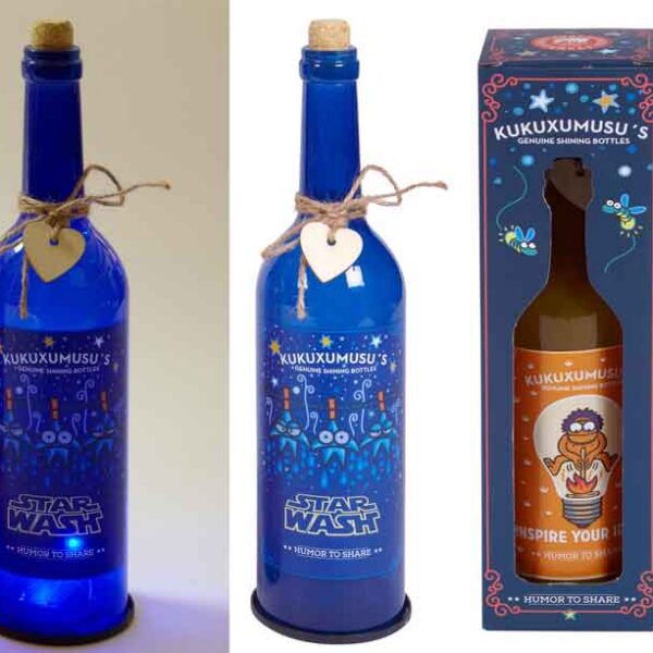 BOTELLA CON LUZ KUKUXUMUXU STAR WASH