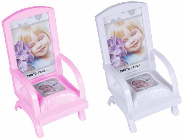 PORTAFOTOS SILLON BLANCO,ROSA