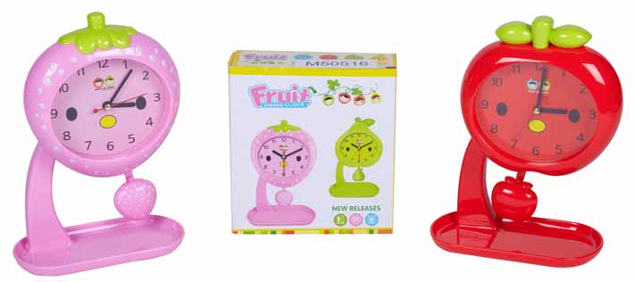 RELOJ DESPERTADOR FRUITTIS PENDULAR,2 MODELOS