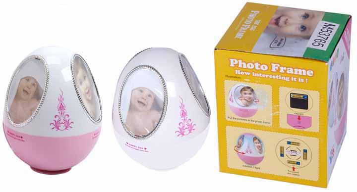 PORTAFOTOS GIRATORIO PEQUEÑO 2 COLORES MODELO EGG