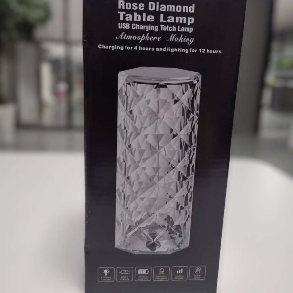 LAMPARA CRYSTAL AMBIENTE TIPO VASO PEQUEÑO