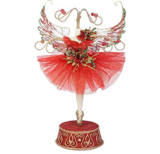 PORTA COLLARES BUSTO SOBRE CABINET ROJO