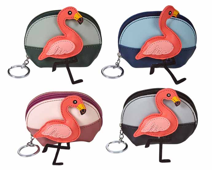 PORTAMONEDAS FASHION FLAMENCOS,4 COLORES