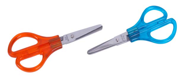 TIJERAS TRANSPARENTES 2 COL.