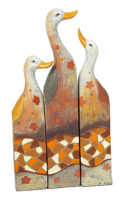 TRIO DE PATOS COL.MOSAICO