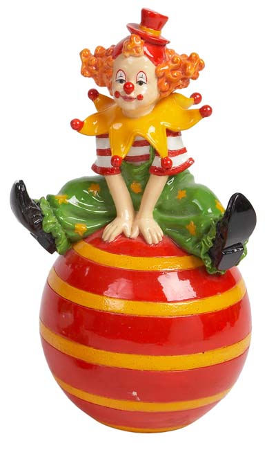 PELOTA HUCHA C/PAYASO , 2 MODELOS