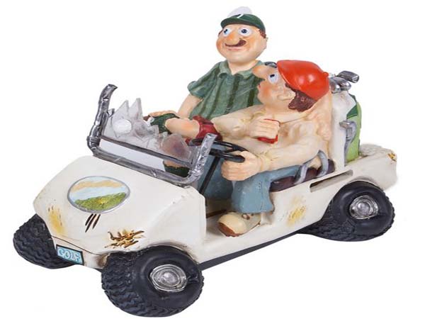 HUCHA RESINA MOD.CRAZY GOLF