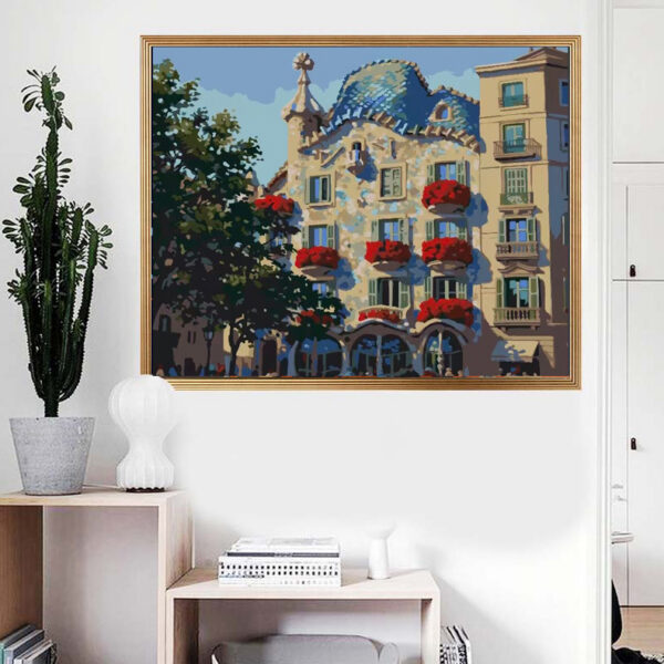 PINTAR POR NUMEROS CASA BATLLÓ