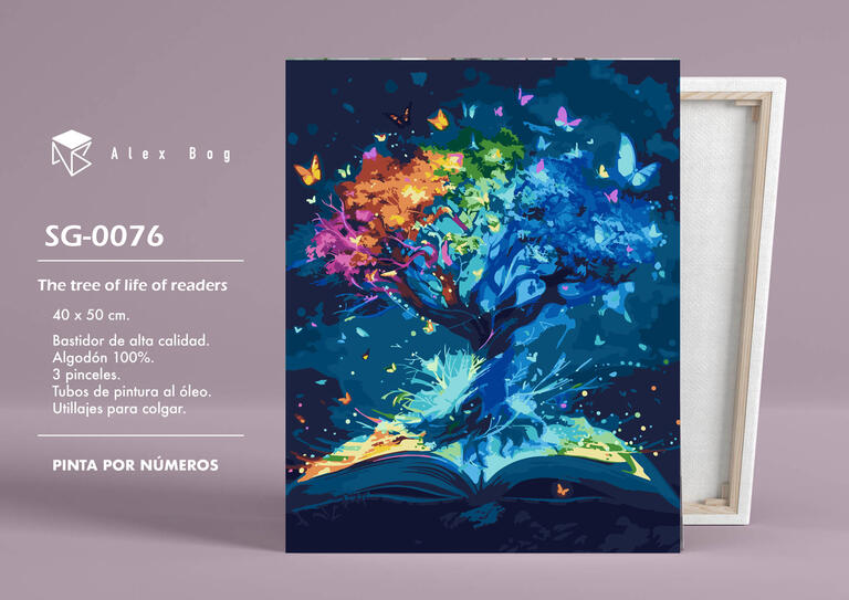 PINTAR POR NUMEROS THE TREE OF LIFE OF READERS