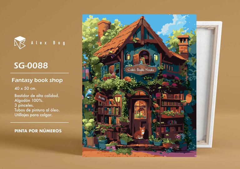PINTAR POR NUMEROS FANTASY BOOK SHOP