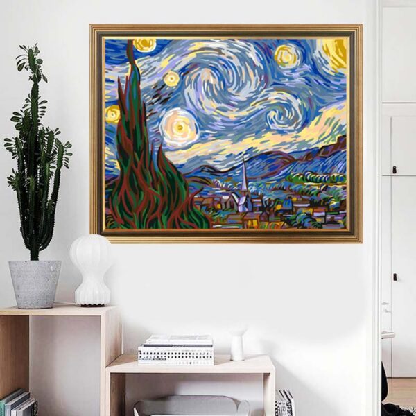 PINTAR POR NUMEROS STARRY SKY