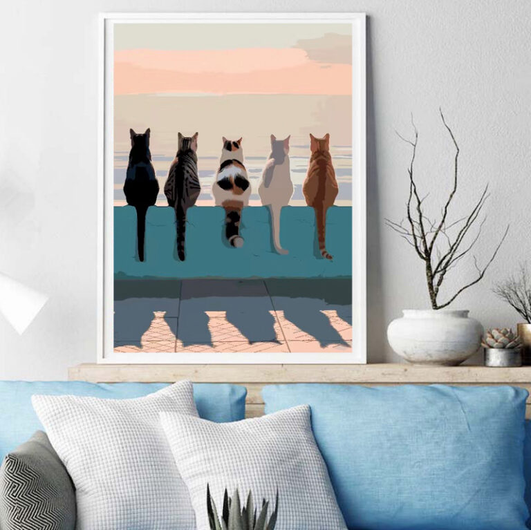 PINTAR POR NUMEROS FIVE CATS