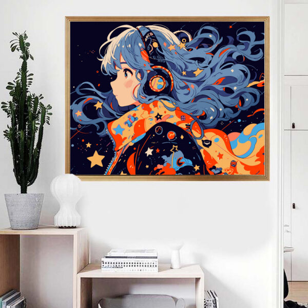 PINTAR POR NUMEROS FANTASY GIRL