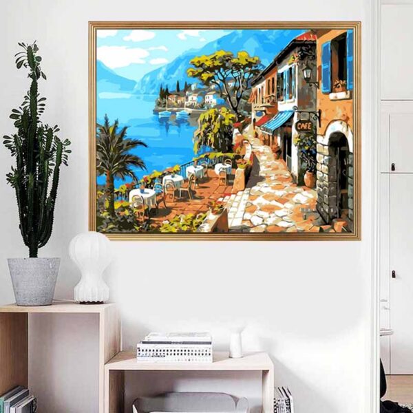 PINTAR POR NUMEROS LAGO DI COMO