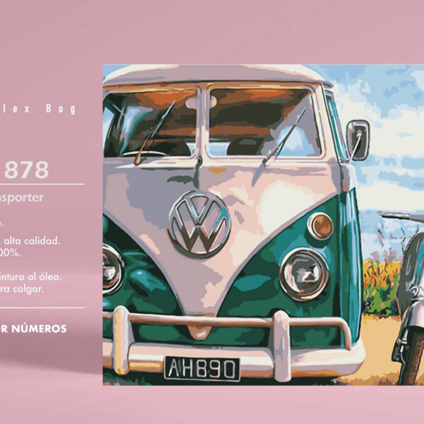 PINTAR POR NUMEROS VW TRANSPORTER