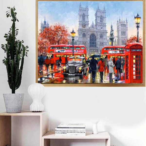 PINTAR POR NUMEROS LONDON WESTMINSTER ABBEY