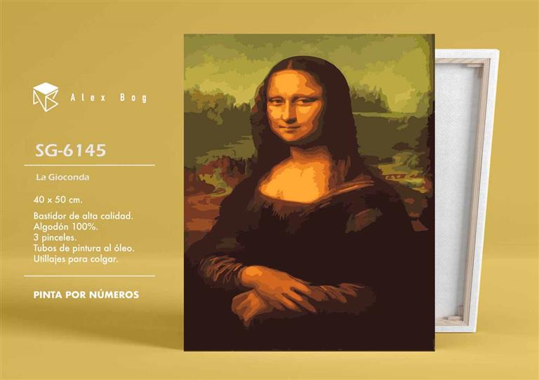 PINTAR POR NUMEROS LA GIOCONDA