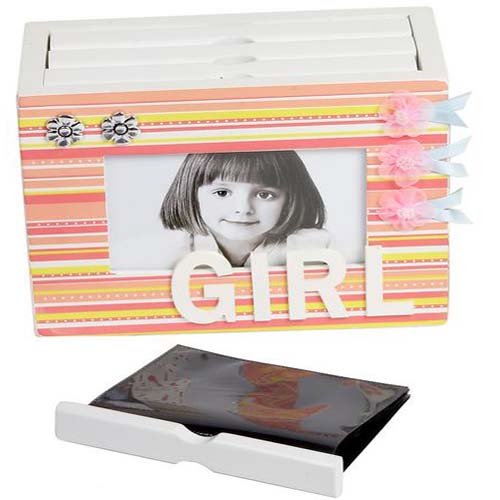 MUEBLE PORTAFOTOS INFANTIL GIRL RALLAS/SMILE 2 MOD