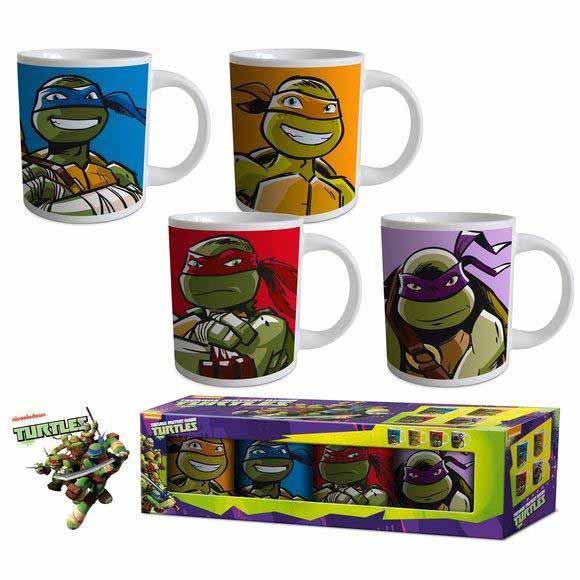 SET 4 MUGS TORTUGAS NINJA