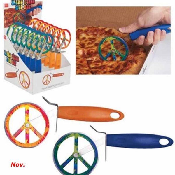 EXP.12 PIZZA CUTTER, 2 COLORES SURTIDOS