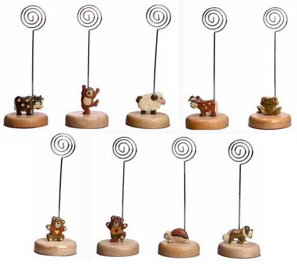 EXP.12 POST CARD MADERA /RESINA SURTIDOS