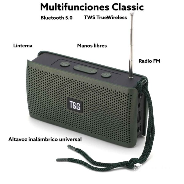 RADIO FM,USB MULTIUNCION 5W BT.5.0,4 COLORES