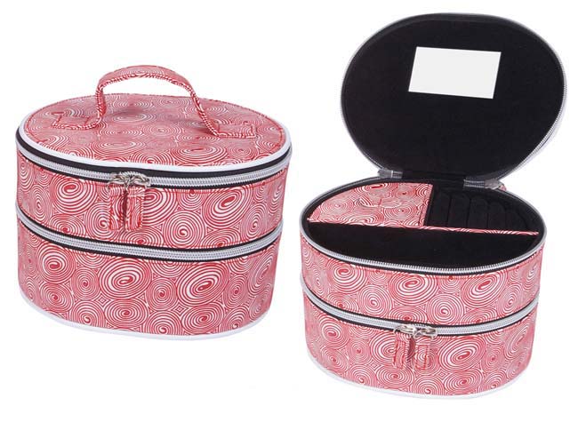 JOYERO FANTASIA GRANDE C/ASA ESPIRAL ROJA