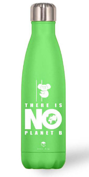 BOTELLA ACERO INOX 500 ML. COLEC. RAINBOW GREEN