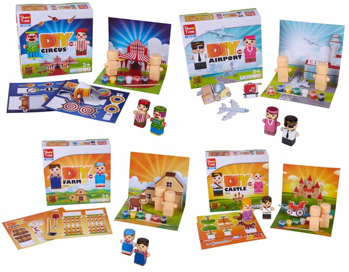 SET PINTA TU PROPIA MARIONETA,4 MODELOS