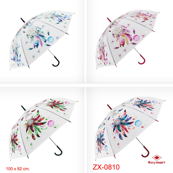 PARAGUAS ADULTO AUTOMATICO TRANSL.,4 DISEÑOS