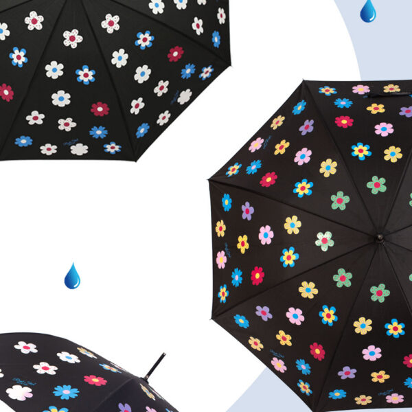 PARAGUAS ADULTO AUTO OPEN 3 COLORES CAMBIO COLOR